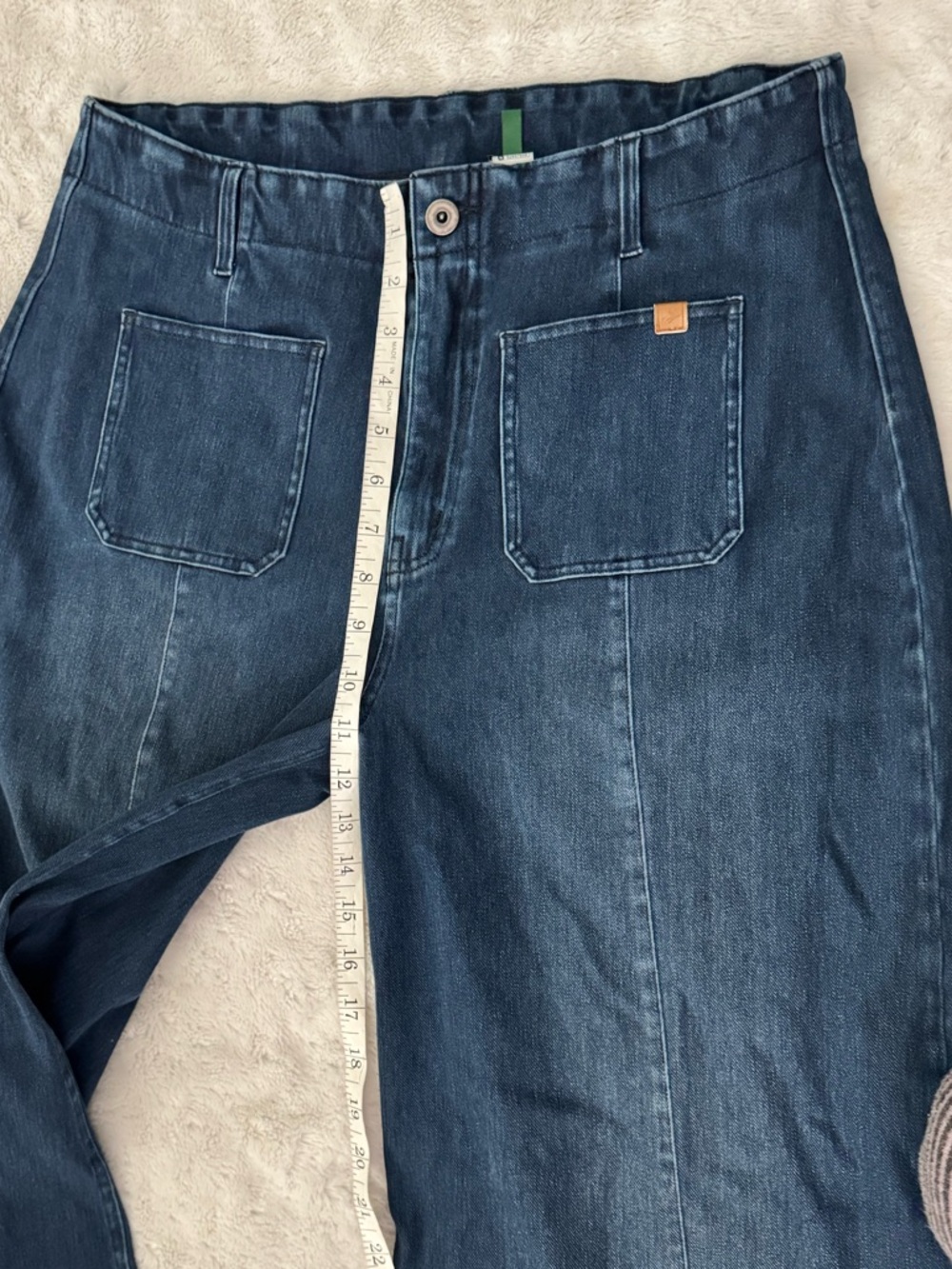 Halara Flex™ High Waisted Pockets Washed Casual Wide Leg Jeans - Picture 9 of 11